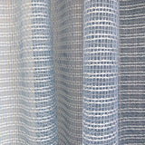 Ruby Polyester Fabric - Striped Shiny Sheer, 54" Width X 96" Height, Rod Pocket (2 Panels)