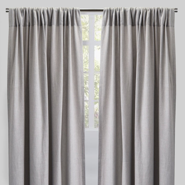 Saint Linen Blend Curtains - Solid, 54" X 96", Rod Pocket (1 Pair)