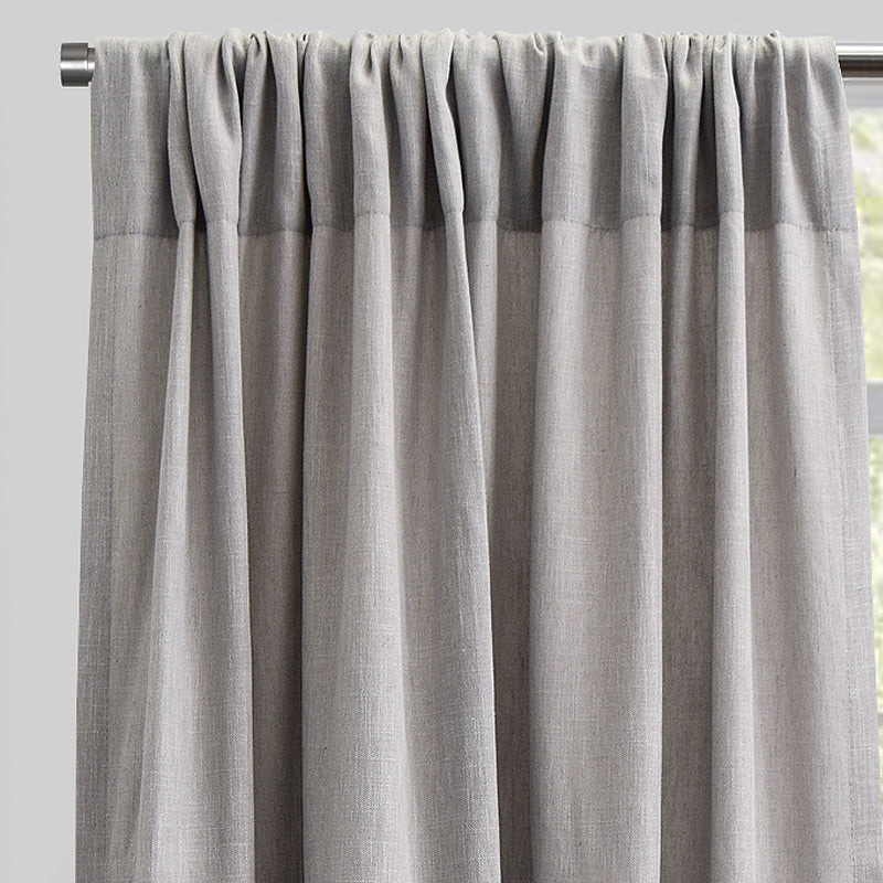 Saint Linen Blend Curtains - Solid, 54" X 96", Rod Pocket (1 Pair)