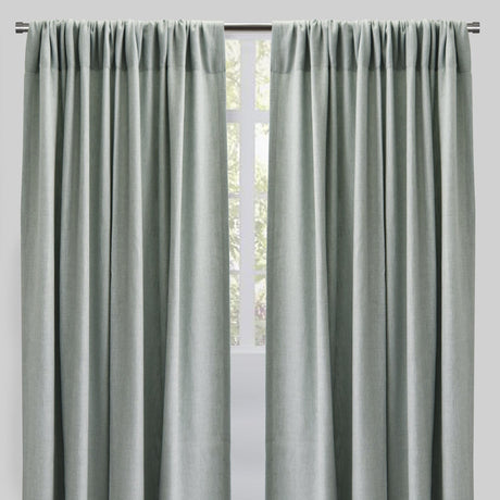Saint Linen Blend Curtains - Solid, 54" X 96", Rod Pocket (1 Pair)