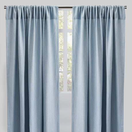 Saint Linen Blend Curtains - Solid, 54" X 96", Rod Pocket (1 Pair)