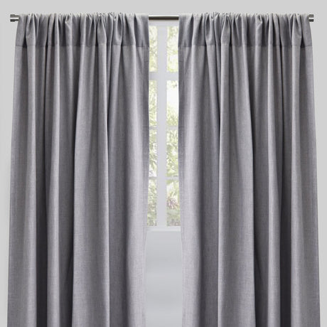 Saint Linen Blend Curtains - Solid, 54" X 96", Rod Pocket (1 Pair)
