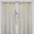 Shanna Metallic Linen Look Curtain Panels - Silver, Gold, Room Darkening, 52" X 84", 52" X 96", Rod Pocket (Set Of 2)