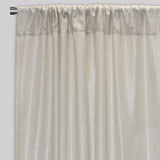 Shanna Metallic Linen Look Curtain Panels - Silver, Gold, Room Darkening, 52" X 84", 52" X 96", Rod Pocket (Set Of 2)