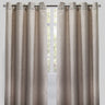 Throne Solid Textured Chenille Fabric - Beige, Silver, Spa, Room Darkening, Grommet, 54X84, 54X96 (2 Panels)