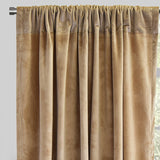 Torino Solid Velvet Fabric - Solid, Room Darkening, 54" Width x 84" Height, 54" Width x 96" Height (Sold By The Pair)