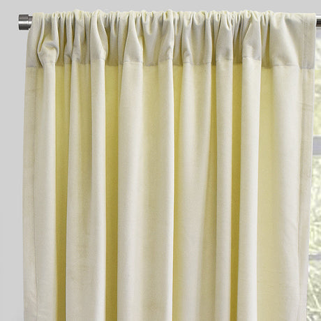 Torino Solid Velvet Fabric - Solid, Room Darkening, 54" Width x 84" Height, 54" Width x 96" Height (Sold By The Pair)