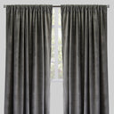 Torino Solid Velvet Fabric - Solid, Room Darkening, 54" Width x 84" Height, 54" Width x 96" Height (Sold By The Pair)