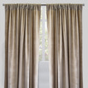 Torino Solid Velvet Fabric - Solid, Room Darkening, 54" Width x 84" Height, 54" Width x 96" Height (Sold By The Pair)