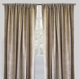 Torino Solid Velvet Fabric - Solid, Room Darkening, 54" Width x 84" Height, 54" Width x 96" Height (Sold By The Pair)