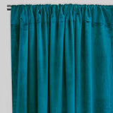Torino Solid Velvet Fabric - Solid, Room Darkening, 54" Width x 84" Height, 54" Width x 96" Height (Sold By The Pair)