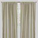 Tuscan Shiny Solid Velvet Fabric - Solid Velvet Curtain Panels, 54" Width X 96" Height, Rod Pocket (2 Panels)