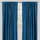 Tuscan Shiny Solid Velvet Fabric - Solid Velvet Curtain Panels, 54" Width X 96" Height, Rod Pocket (2 Panels)