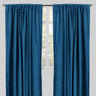 Tuscan Shiny Solid Velvet Fabric - Solid Velvet Curtain Panels, 54" Width X 96" Height, Rod Pocket (2 Panels)