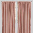 Tuscan Shiny Solid Velvet Fabric - Solid Velvet Curtain Panels, 54" Width X 96" Height, Rod Pocket (2 Panels)