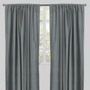 Tuscan Shiny Solid Velvet Fabric - Solid Velvet Curtain Panels, 54" Width X 96" Height, Rod Pocket (2 Panels)