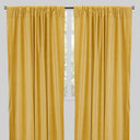 Tuscan Shiny Solid Velvet Fabric - Solid Velvet Curtain Panels, 54" Width X 96" Height, Rod Pocket (2 Panels)