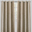 Vargas Curtain Panels Chenille Fabric - Solid, Beige, 54" X 96", Grommet (1 Pair)