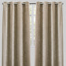 Vargas Curtain Panels Chenille Fabric - Solid, Beige, 54" X 96", Grommet (1 Pair)