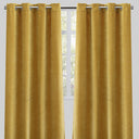 Vargas Curtain Panels Chenille Fabric - Solid, Beige, 54" X 96", Grommet (1 Pair)