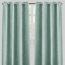 Vargas Curtain Panels Chenille Fabric - Solid, Beige, 54" X 96", Grommet (1 Pair)