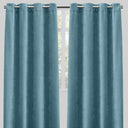 Vargas Curtain Panels Chenille Fabric - Solid, Beige, 54" X 96", Grommet (1 Pair)