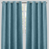 Vargas Curtain Panels Chenille Fabric - Solid, Beige, 54" X 96", Grommet (1 Pair)