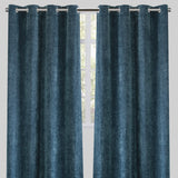 Vargas Curtain Panels Chenille Fabric - Solid, Beige, 54" X 96", Grommet (1 Pair)