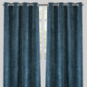 Vargas Curtain Panels Chenille Fabric - Solid, Beige, 54" X 96", Grommet (1 Pair)