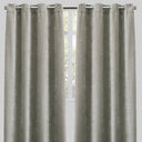 Vargas Curtain Panels Chenille Fabric - Solid, Beige, 54" X 96", Grommet (1 Pair)