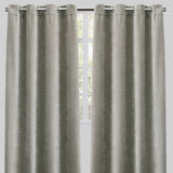 Vargas Curtain Panels Chenille Fabric - Solid, Beige, 54" X 96", Grommet (1 Pair)