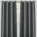 Vargas Curtain Panels Chenille Fabric - Solid, Beige, 54" X 96", Grommet (1 Pair)