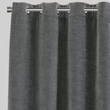 Vargas Curtain Panels Chenille Fabric - Solid, Beige, 54" X 96", Grommet (1 Pair)