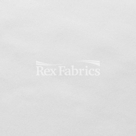 Dri-Tex Moss PFP Polyester Spandex Fabric - White Solid, 58/60" Width (1 Yard)