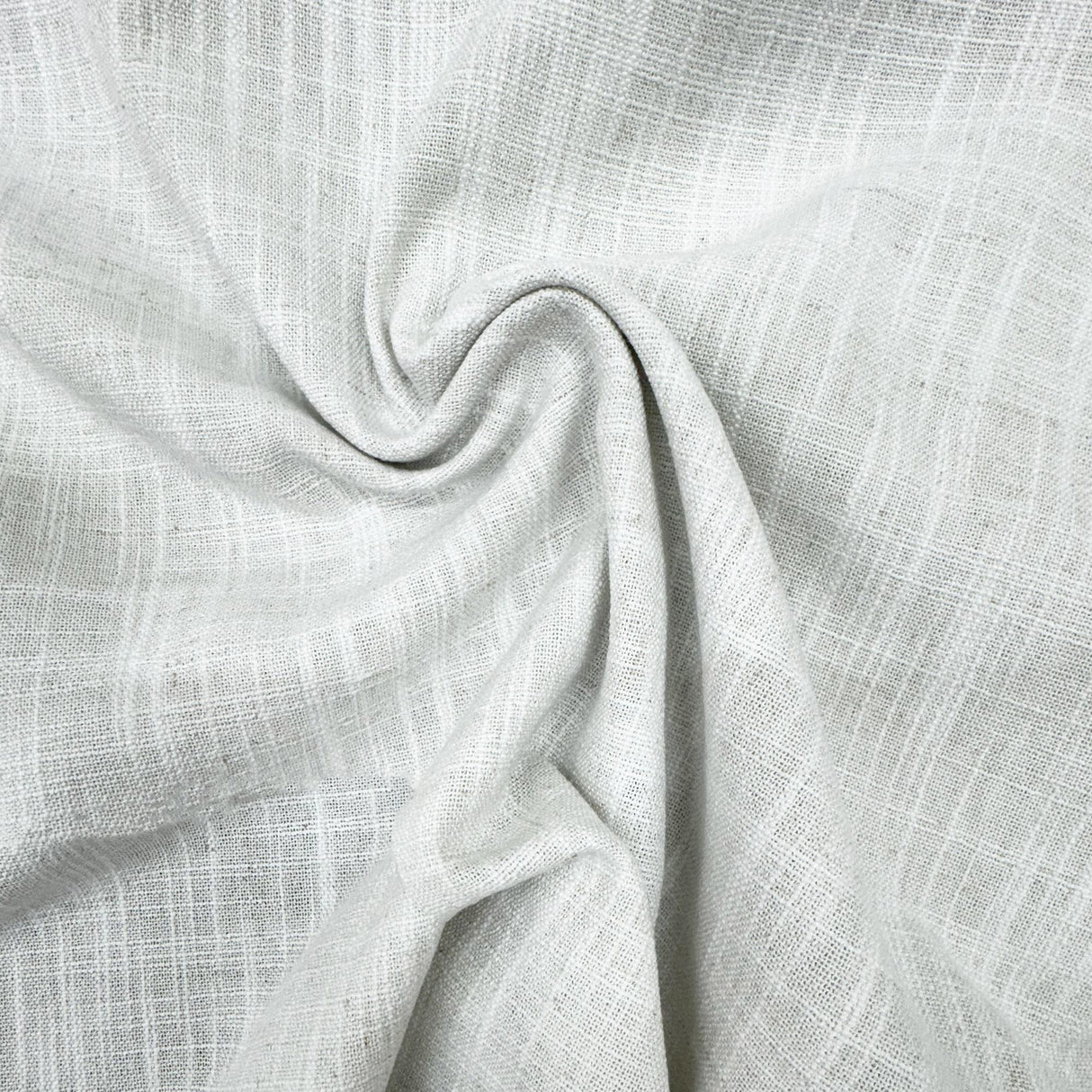 Drome Fabric Polyester Linen Blend Fabric - Solid Sheer, 110" Width (1 Yard)