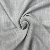 Drome Fabric Polyester Linen Blend Fabric - Solid Sheer, 110" Width (1 Yard)