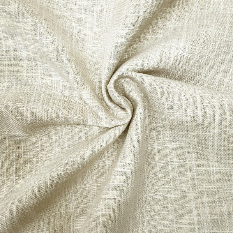 Drome Fabric Polyester Linen Blend Fabric - Solid Sheer, 110" Width (1 Yard)
