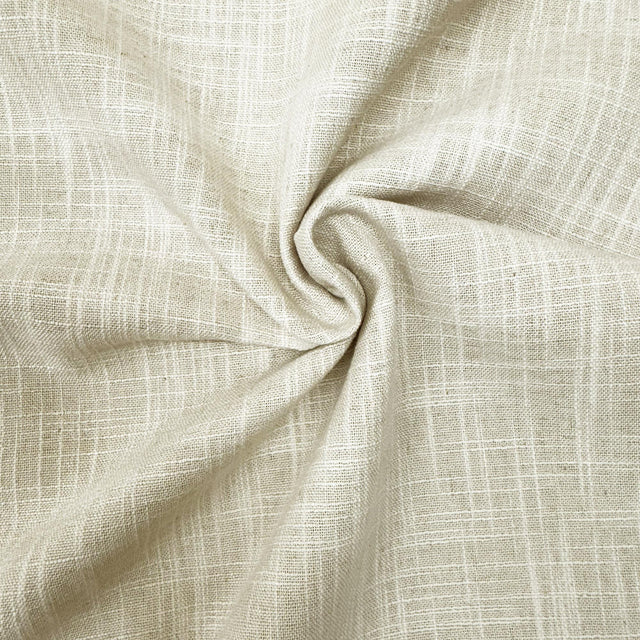 Drome Fabric Polyester Linen Blend Fabric - Solid Sheer, 110" Width (1 Yard)
