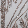 1 Yard P Soft Tulle Lace Fabric Embroidered Sequined Elegant Beautiful Design 52" Wide