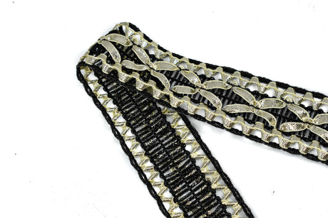 Metallic X Design Reflective Silver Trim