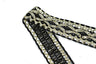 Metallic X Design Reflective Silver Trim