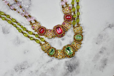Rhinestone Beaded Necklace