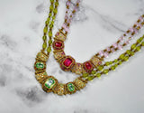Rhinestone Beaded Necklace