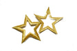Embroidered Gold Star Applique 3.30 x 3.50