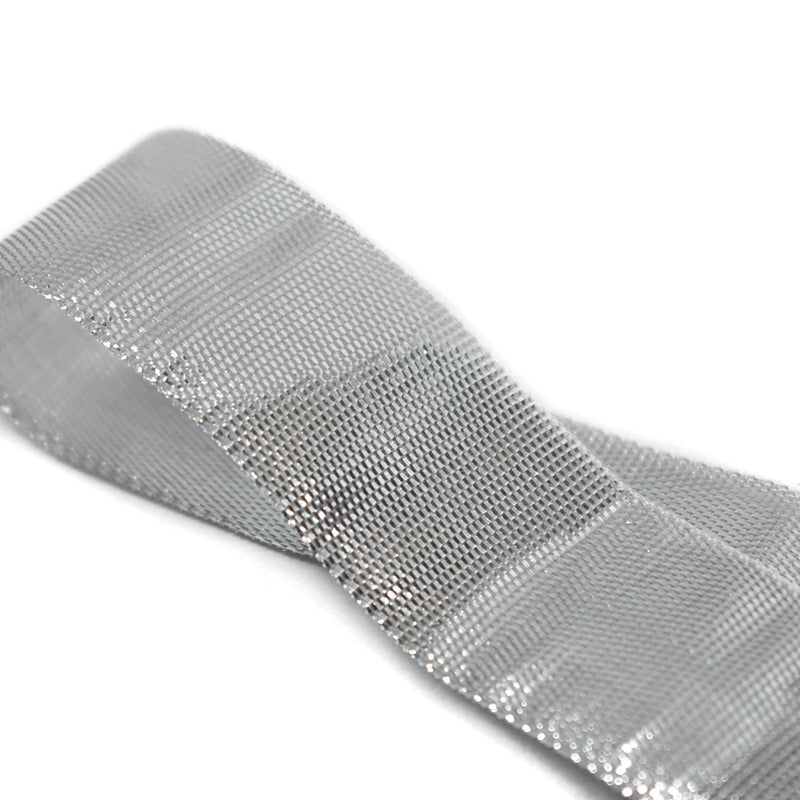 Metallic Ribbon Gold Silver 1/2in 1in