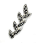 Rhinestone Beaded Leaf Applique