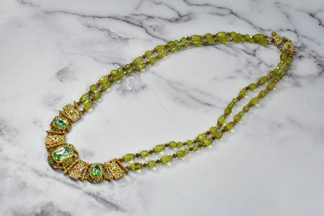 Rhinestone Beaded Necklace