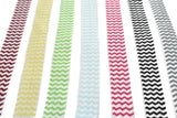 Fold-Over Elastic Chevron Print 0.63"
