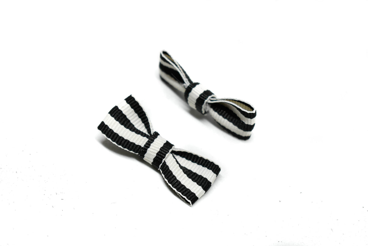Mini Striped Bow 1.50 x .75