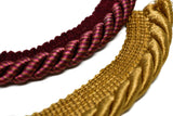 Cord On Tape Trim 9mm Metallic